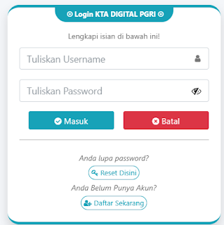 Register PGRI Minahasa - Persatuan Guru Republik Indonesia Cabang Minahasa